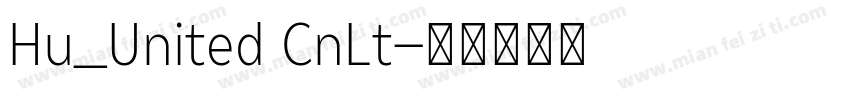 Hu_United CnLt字体转换